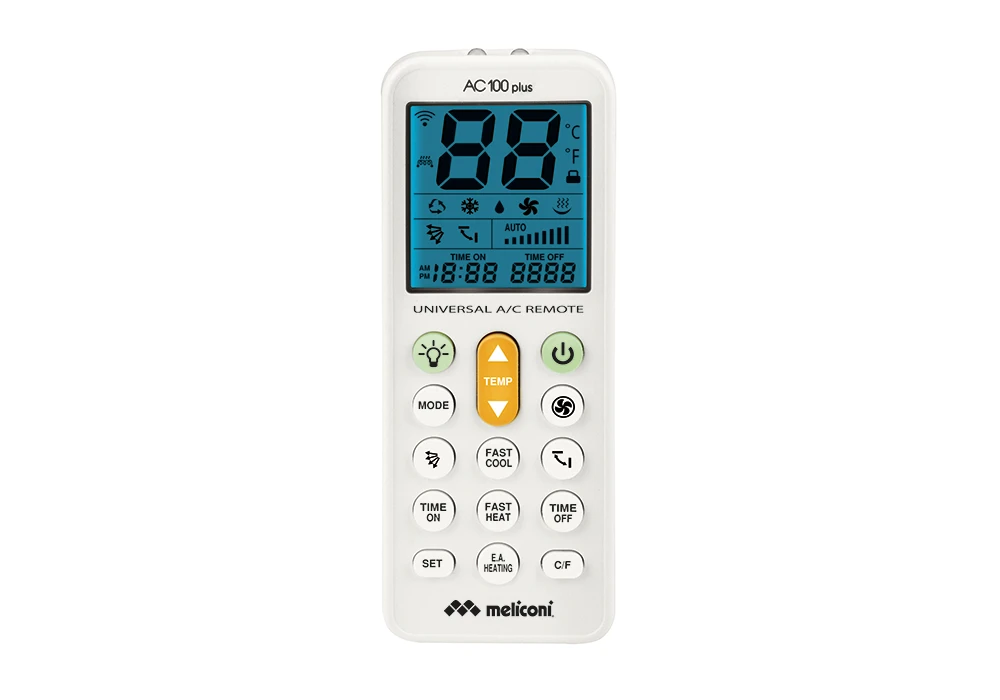 Télécommande Climatisation AC100 PLUS Meliconi (802101) Climatiseurs Votre Magasin de Meuble et Électroménager à La Réunion !