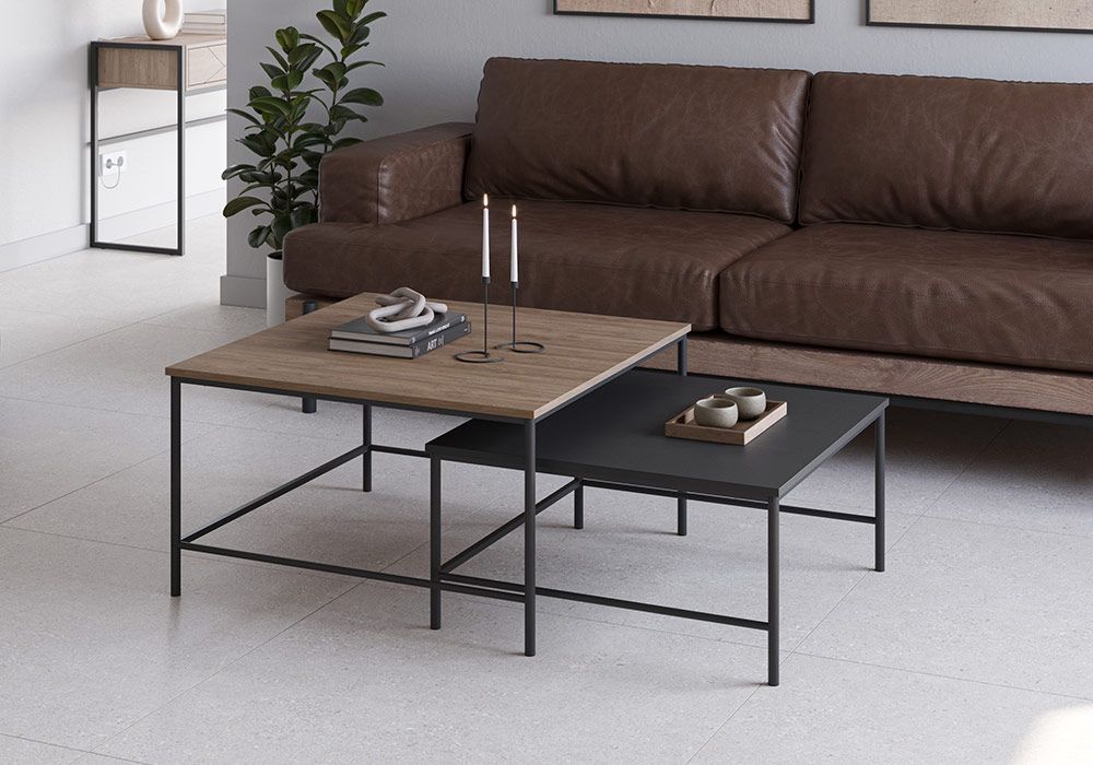 Table de Salon Gigogne Fiorenza Meubles Votre Magasin de Meuble et Électroménager à La Réunion !