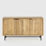 Buffet Bas 3 Portes en Bois de Manguier (Collection Mundra)
