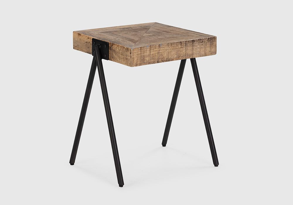 Table de Coin en Bois de Manguier Indra Bois de Manguier Votre Magasin de Meuble et Électroménager à La Réunion !