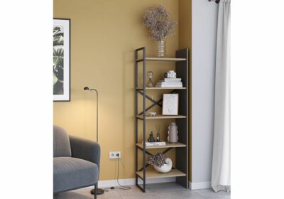 Bibliothèque 5 Étagères Ara Meubles Votre Magasin de Meuble et Électroménager à La Réunion !