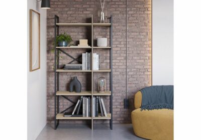 Bibliothèque 5 Étagères 5 Niches Ara Meubles Votre Magasin de Meuble et Électroménager à La Réunion !