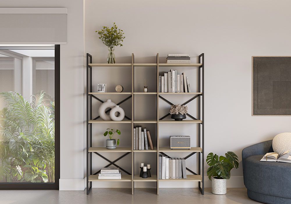 Bibliothèque Double Ara Meubles Votre Magasin de Meuble et Électroménager à La Réunion !