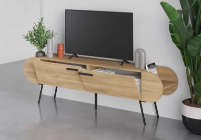 Meuble TV 2 Portes Saluso Meubles Votre Magasin de Meuble et Électroménager à La Réunion !