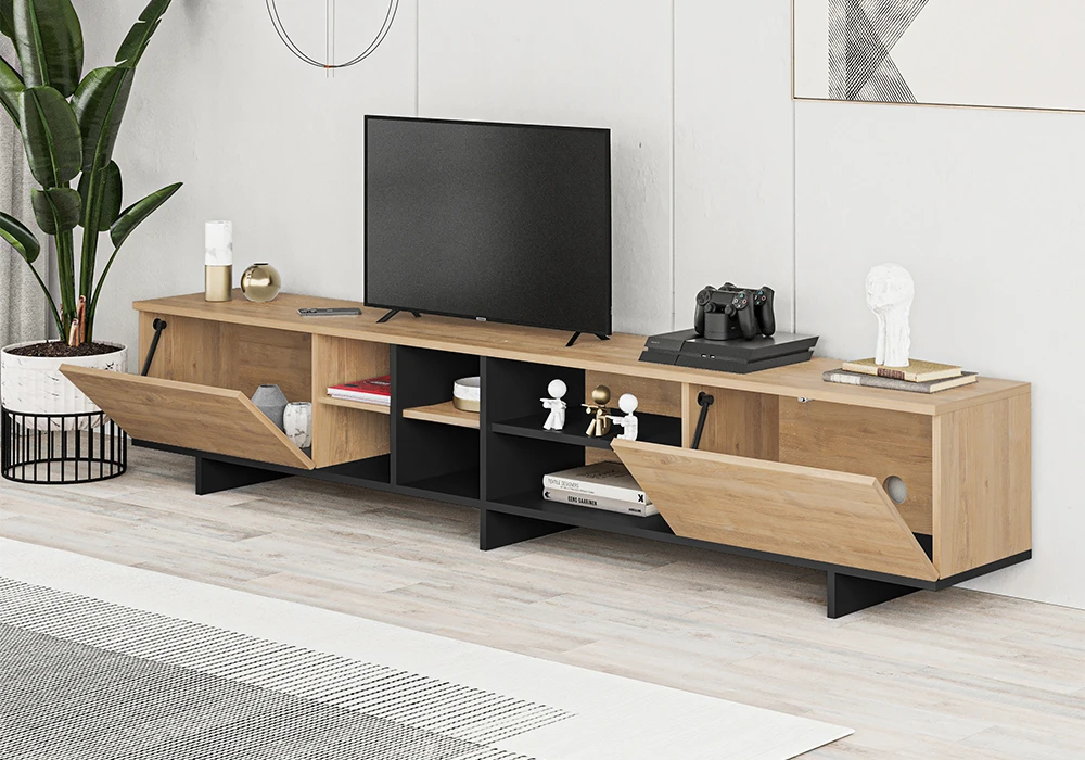 Meuble TV  2 Portes 230cm Cequoia Meubles Votre Magasin de Meuble et Électroménager à La Réunion !