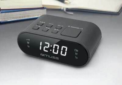 Radio Réveil FM Muse (M10CR) Barres de Son, Enceintes & Radios Votre Magasin de Meuble et Électroménager à La Réunion !