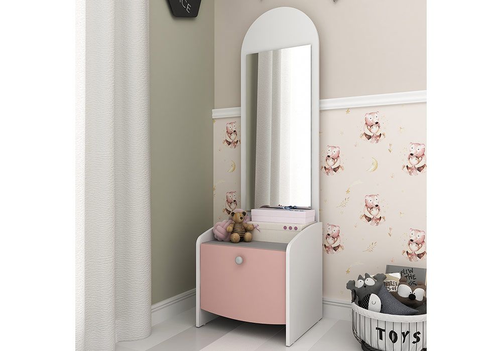 Coiffeuse Colonne (Collection Ternura) Chambres Enfant Votre Magasin de Meuble et Électroménager à La Réunion !