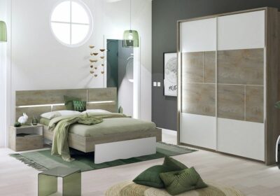 Lit LED 160x200cm (Collection Prado) Chambres à Coucher Votre Magasin de Meuble et Électroménager à La Réunion !