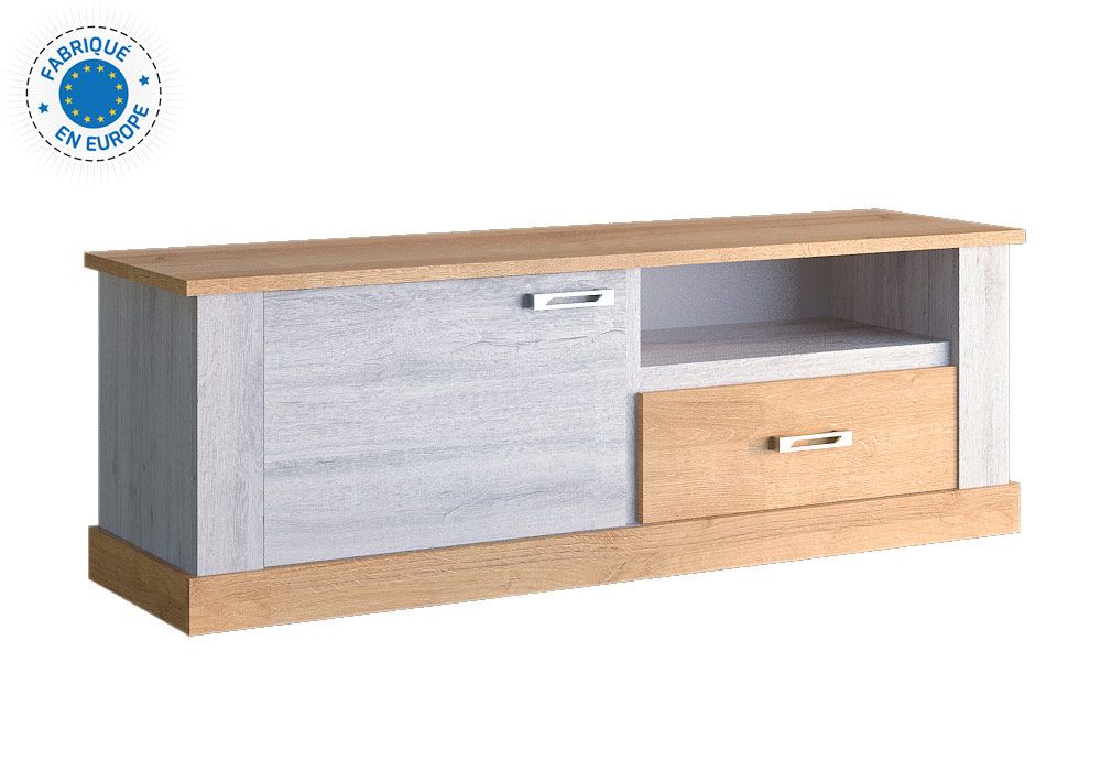 Meuble TV 1 Porte 1 Tiroir (Collection Festo) Meubles Votre Magasin de Meuble et Électroménager à La Réunion !