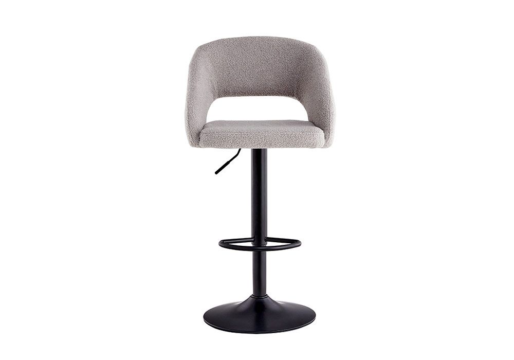 Tabouret Bar Gris Flori Chaises Votre Magasin de Meuble et Électroménager à La Réunion !