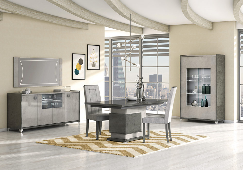 Table à Manger Rectangulaire avec Piètement Central (Collection Hilton) Salles à Manger Votre Magasin de Meuble et Électroménager à La Réunion !