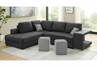 Salon Convertible FLORENCE (H8941) Angles Votre Magasin de Meuble et Électroménager à La Réunion !