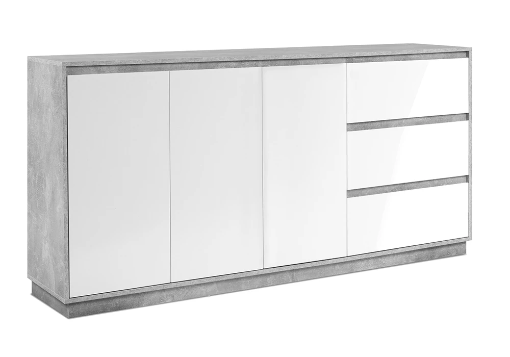 Meuble Bas 3 Portes 3 Tiroirs (Collection Phoenix) Meubles Votre Magasin de Meuble et Électroménager à La Réunion !