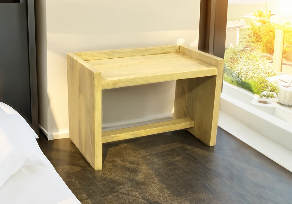Chevet en Bois de Manguier (Collection Scandinave) Bois de Manguier Votre Magasin de Meuble et Électroménager à La Réunion !
