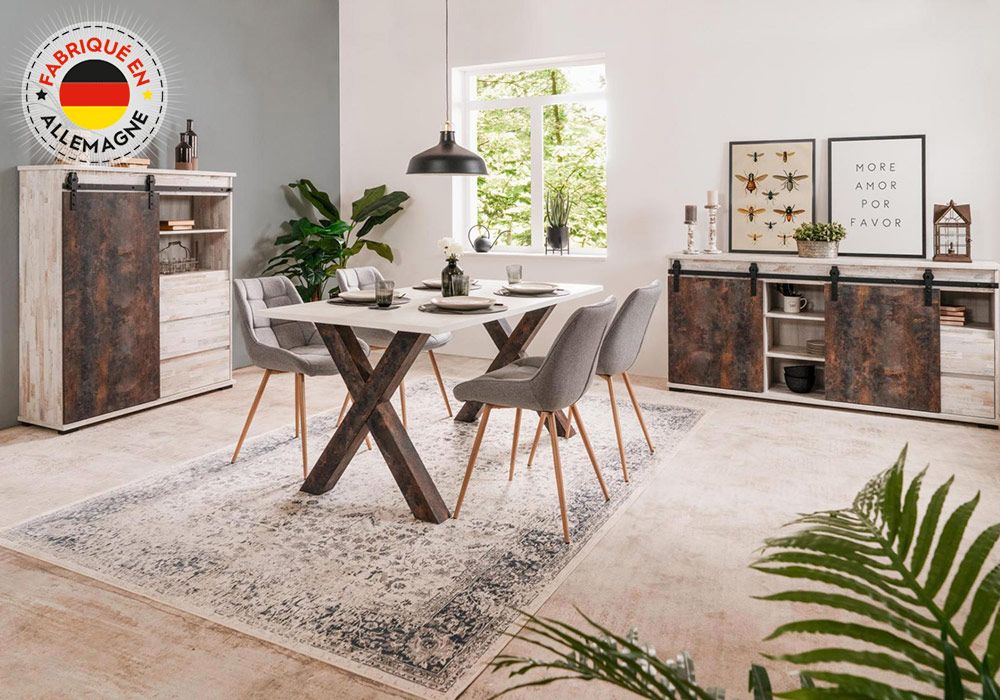 Table à Manger (Collection Sevilla) Salles à Manger Votre Magasin de Meuble et Électroménager à La Réunion !