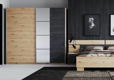 Armoire 2 Portes Coulissantes (Collection Zyta) Armoires, Commodes & Chevets Votre Magasin de Meuble et Électroménager à La Réunion !