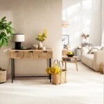 Console 3 Tiroirs en Bois de Manguier (Collection Mundra)