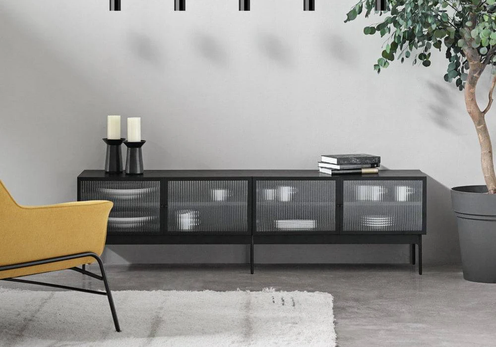 Meuble TV 4 Portes Blur DESTOCKAGE WEB Votre Magasin de Meuble et Électroménager à La Réunion !