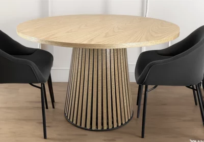 Table Ronde Shadow 120cm PROMO Votre Magasin de Meuble et Électroménager à La Réunion !