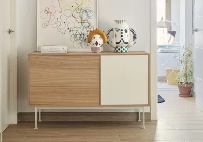 Buffet Bas 1 Porte 3 Tiroirs Yoko DESTOCKAGE WEB Votre Magasin de Meuble et Électroménager à La Réunion !