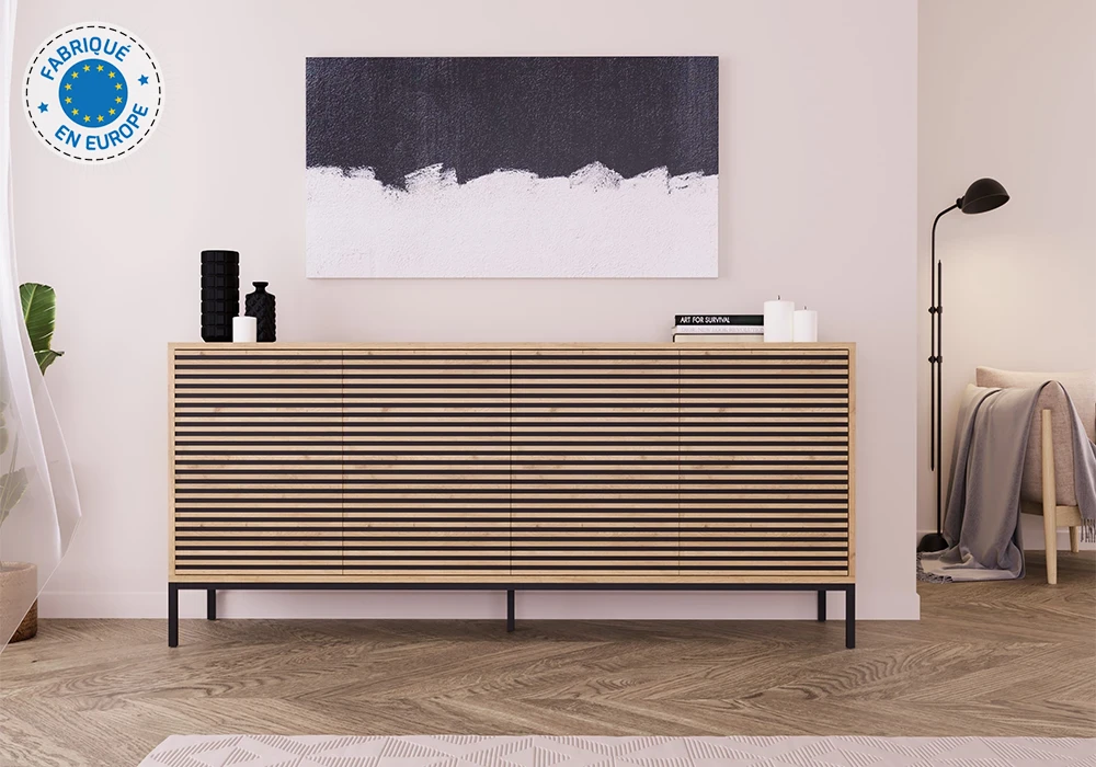 Enfilade 4 Portes (Collection Chloé) Meubles Votre Magasin de Meuble et Électroménager à La Réunion !