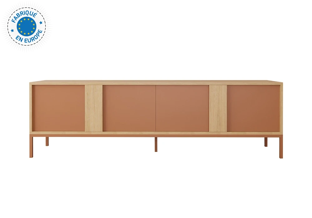 Meuble TV 4 Portes (Collection Kaia) Meubles Votre Magasin de Meuble et Électroménager à La Réunion !