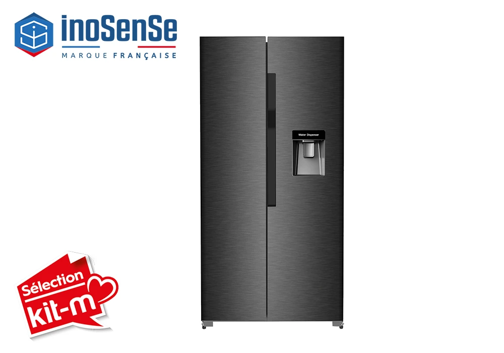 Réfrigérateur Américain 2 Portes InoSense Électroménager Votre Magasin de Meuble et Électroménager à La Réunion ! 6 Réfrigérateur Américain 2 Portes InoSense – Image 1