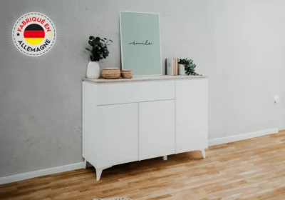 Bahut Bas 3 Portes 1 Tiroir (Collection Bertrix/Onex) Meubles Votre Magasin de Meuble et Électroménager à La Réunion !