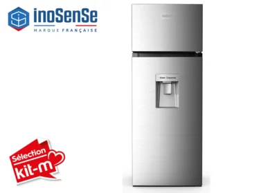 Réfrigérateur 2 Portes Inox InoSense Électroménager Votre Magasin de Meuble et Électroménager à La Réunion !