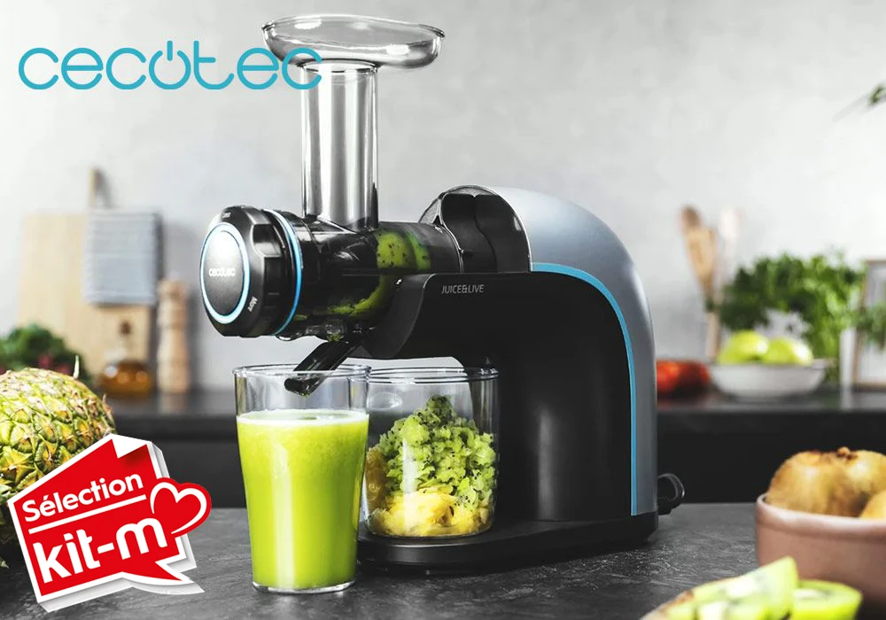 Extracteur de Jus par Pression à Froid Juice&amp 2000 EasyClean Cecotec (4134) Boissons (Café, Thé, Jus) Votre Magasin de Meuble et Électroménager à La Réunion !