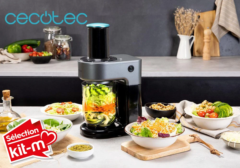 Spiraliseur à Légumes SpiralChef 400 Cecotec (4178) Cuisine Votre Magasin de Meuble et Électroménager à La Réunion !
