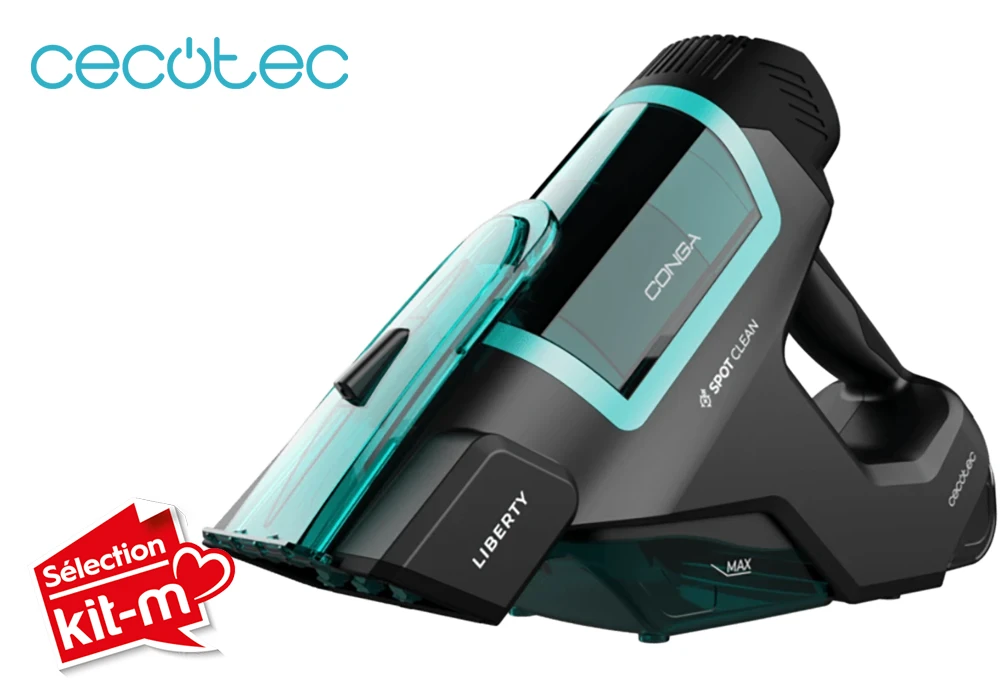 Aspirateur à Main pour Tissus ou Tapis Conga MotorHand Carpet&Spot Clean 2500 Cecotec (8144) Nettoyage Votre Magasin de Meuble et Électroménager à La Réunion ! 6 Aspirateur à Main pour Tissus ou Tapis Conga MotorHand Carpet&Spot Clean 2500 Cecotec (8144) – Image 1