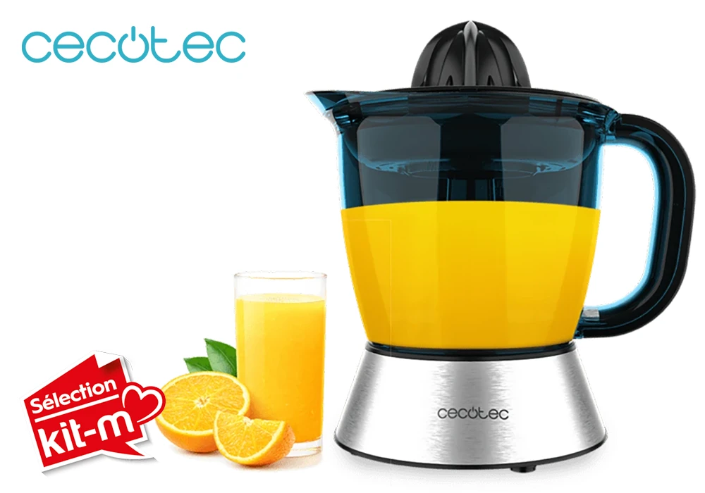 Presse-Agrumes Électrique 40W Zitra Steel Cecotec (3351) Boissons (Café, Thé, Jus) Votre Magasin de Meuble et Électroménager à La Réunion !