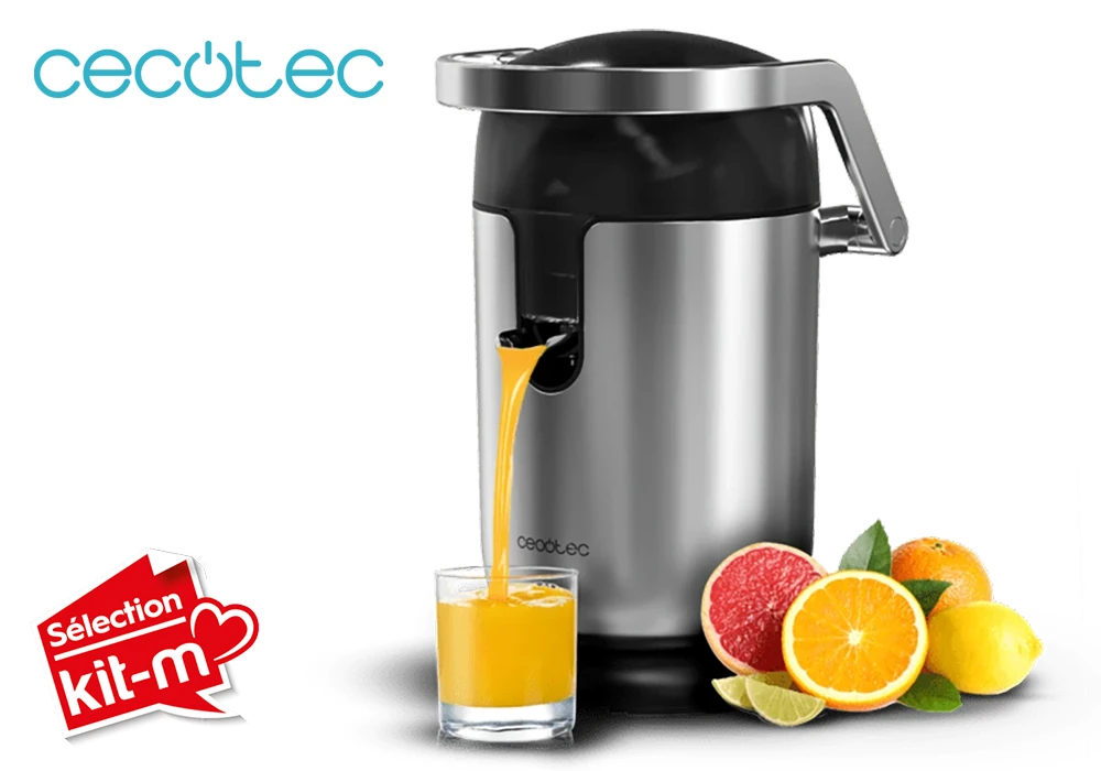 Presse-Agrumes Électrique à Levier 600W Xqueeze Bullet Pro Cecotec (3354) Boissons (Café, Thé, Jus) Votre Magasin de Meuble et Électroménager à La Réunion !