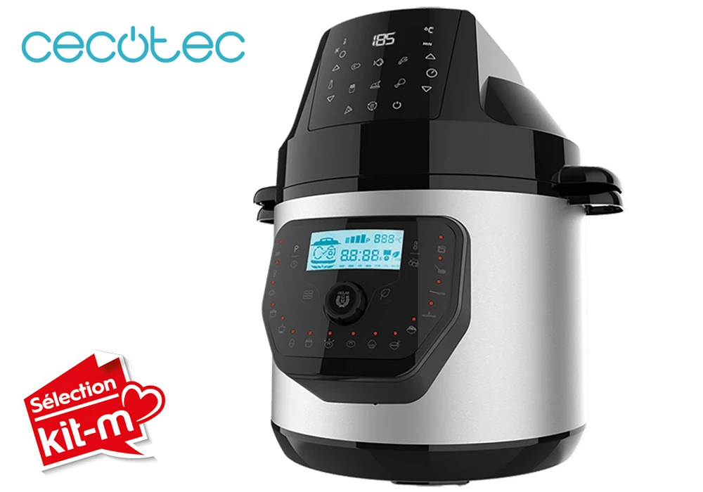 Autocuiseur Friteuse Multifonction 6Litres GM H Deluxe Fry Cecotec (2036) Cuisine Votre Magasin de Meuble et Électroménager à La Réunion ! 6 Autocuiseur Friteuse Multifonction 6Litres GM H Deluxe Fry Cecotec (2036) – Image 1