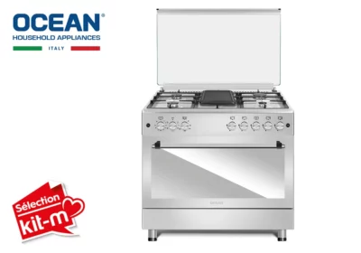 Cuisinière Piano 5 Feux Gaz + Four Géant Électrique Ocean (OCMR9650-13I) Cuisson Votre Magasin de Meuble et Électroménager à La Réunion !