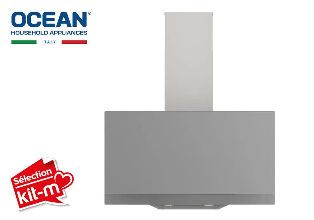 Hotte Murale Inclinée 90cm Ocean (ODCHR95GGT ) Cuisson Votre Magasin de Meuble et Électroménager à La Réunion !