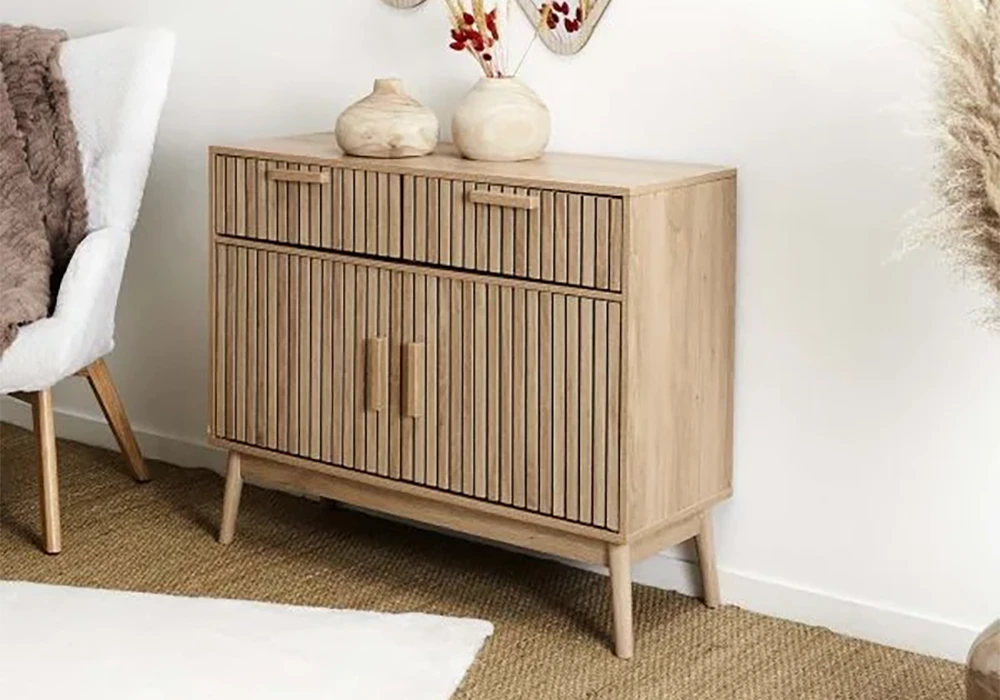 Buffet 2 Portes 2 Tiroirs (Collection Klaus) Meubles Votre Magasin de Meuble et Électroménager à La Réunion ! 5