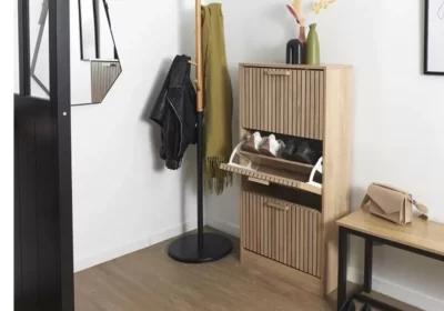 Meuble à Chaussures 3 Abattants (Collection Klaus) Meubles Votre Magasin de Meuble et Électroménager à La Réunion !