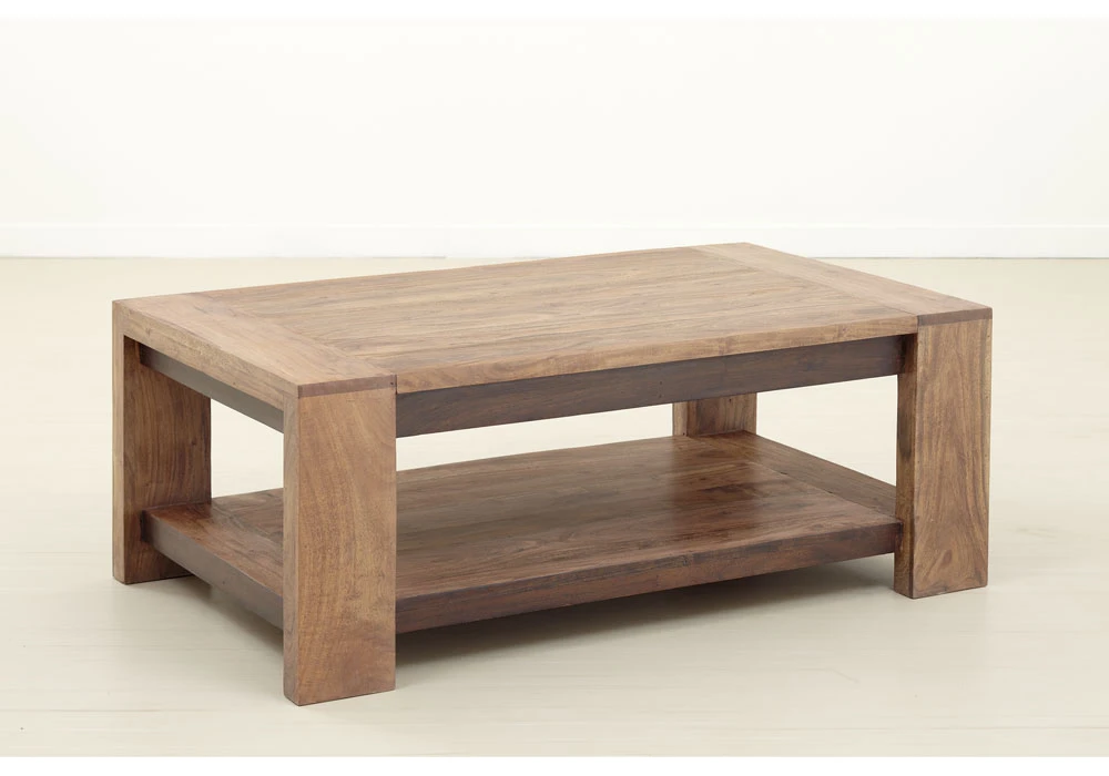 Table Basse Sweden Bois d'Acacia Votre Magasin de Meuble et Électroménager à La Réunion !