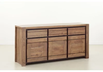 Buffet Bas 3 Portes 3 Tiroirs Sweden