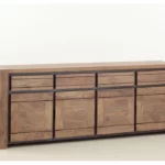 Buffet Bas 4 Portes 4 Tiroirs Sweden