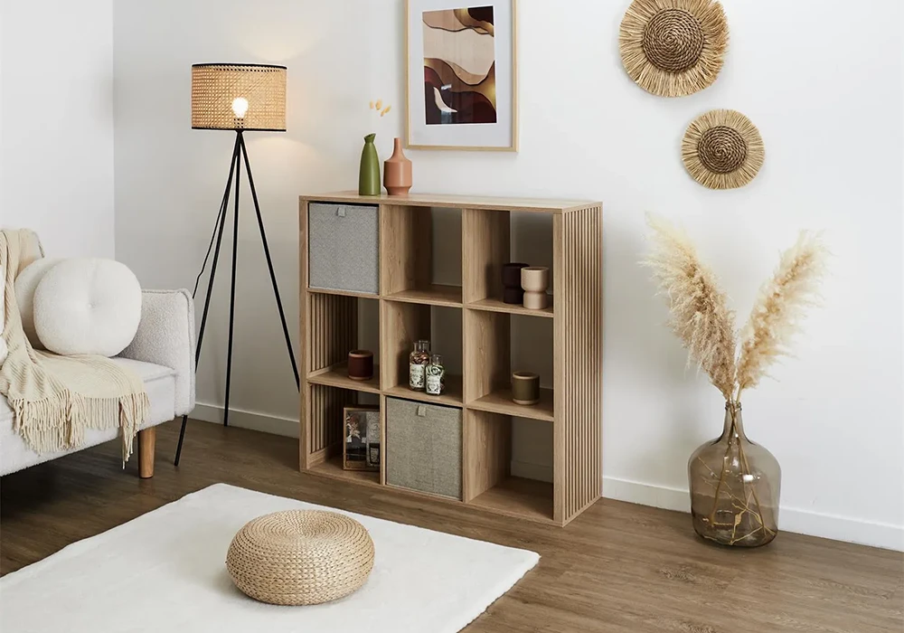 Meuble Rangement 9 Cases (Collection Klaus) Meubles Votre Magasin de Meuble et Électroménager à La Réunion !