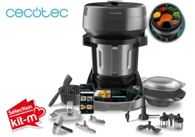 Robot Cuiseur Multifonction Connecté avec Distributeur d’Aliments Mambo CooKing Unique Cecotec (4701) Cuisine Votre Magasin de Meuble et Électroménager à La Réunion !