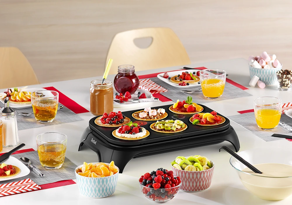 Crêpière Eco Crep’Party Tefal (PY55E810) Cuisine Votre Magasin de Meuble et Électroménager à La Réunion !