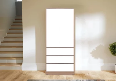 Armoire 2 Portes 3 Tiroirs Garvin Armoires, Commodes & Chevets Votre Magasin de Meuble et Électroménager à La Réunion !