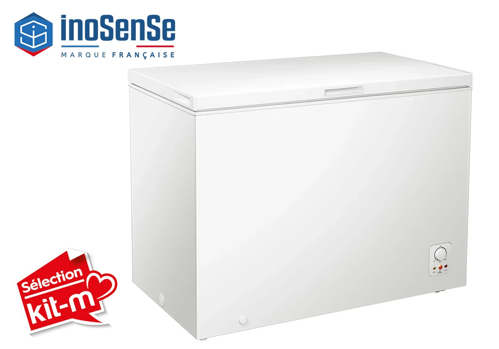 Congélateur Coffre 300L InoSense Congélateurs Votre Magasin de Meuble et Électroménager à La Réunion !