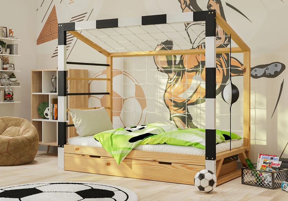 Lit Goal avec Tiroir 90x190cm Chambres Enfant Votre Magasin de Meuble et Électroménager à La Réunion !