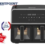 Friteuse Air Fryer 9L (4.5L+4.5L) avec Fenêtre de Visualisation Westpoint (WAFY-91724.DWN)