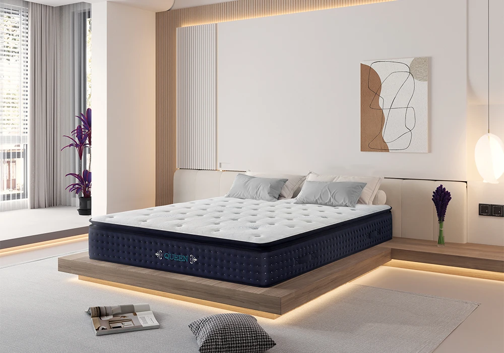 Matelas à Ressorts 160x200cm Lilas Chambres à Coucher Votre Magasin de Meuble et Électroménager à La Réunion !